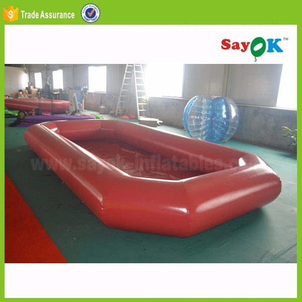 Piscina de agua inflable para niños de PVC rojo Gaga Pit