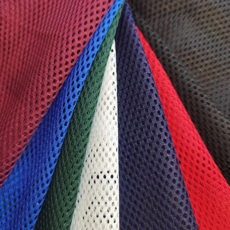 2*2 Mesh Fabric 100% Polyester 4 Way Stretch Fabric for Mesh Tops Mesh Chair Sportswear Uniform Lining