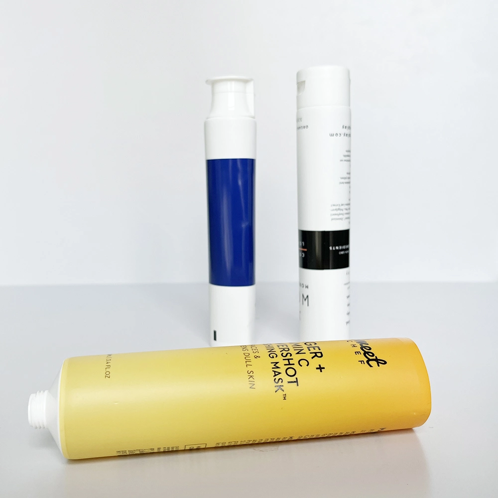 Custom Skincare Body Lotion Plastic Hose Soft Cosmetic Hand Cream Packaging Squeeze Tube