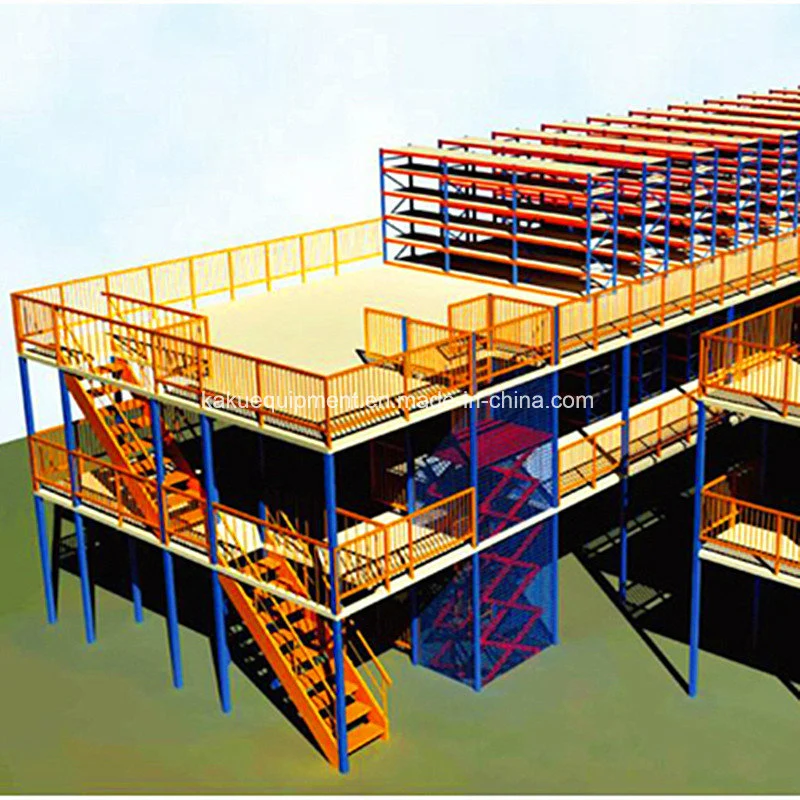 Steel Mezzanine Racking for Industrial Warehouse Storage