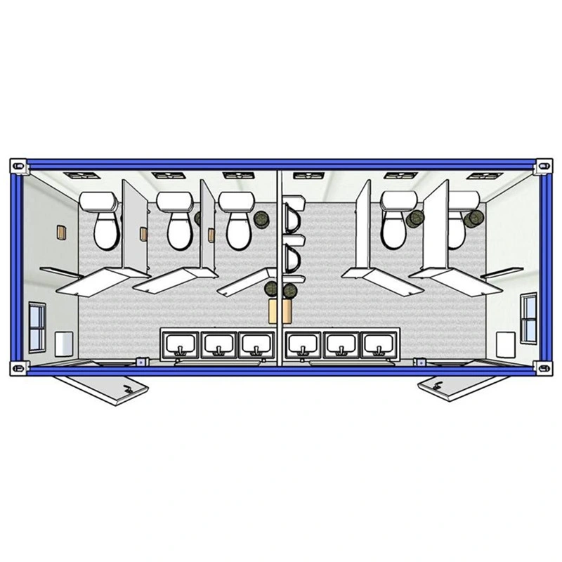 Luxury Toilet Flat Rack Home Container Price in Namibia