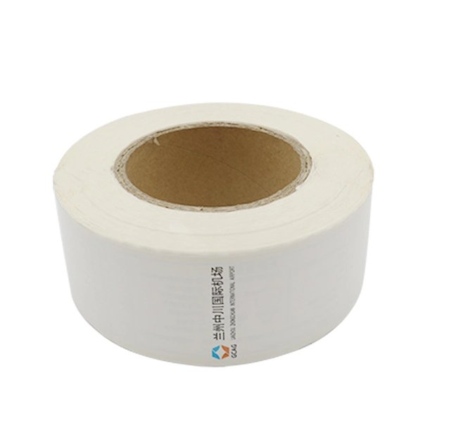 Hush Manufacturer High Quality Free Sample Thermal Paper Luggage Tag Products Self Adhesive Material Raw Materia for Airline