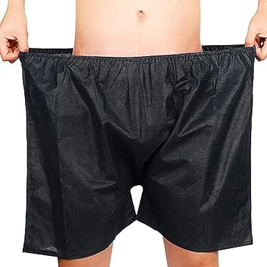 Men Disposable Boxer Shorts Boxer Shorts Disposable Underwear for Travel SPA