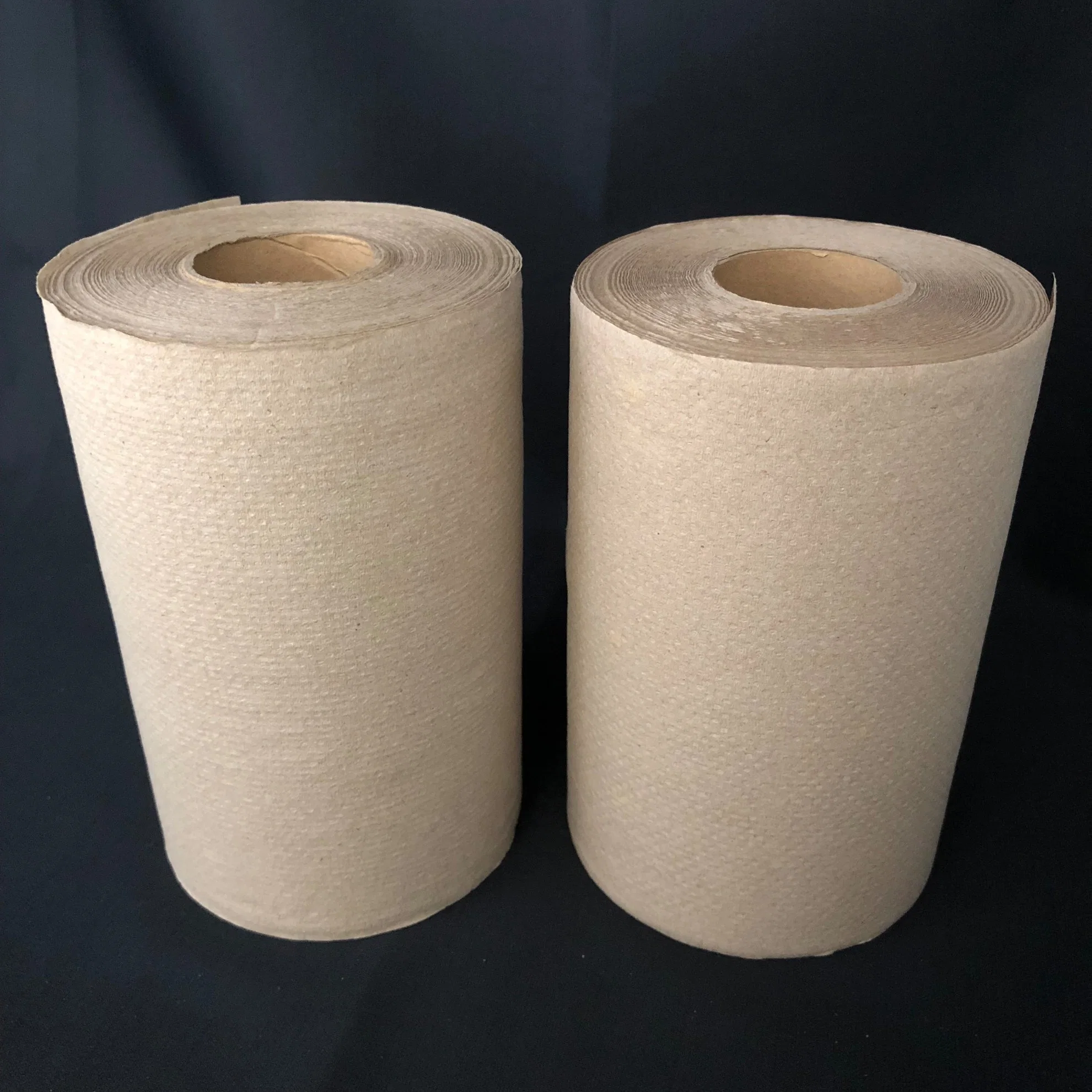 Ulive Full Embossed 1 Ply Recycled Natural Hardwound Paper Roll Towels