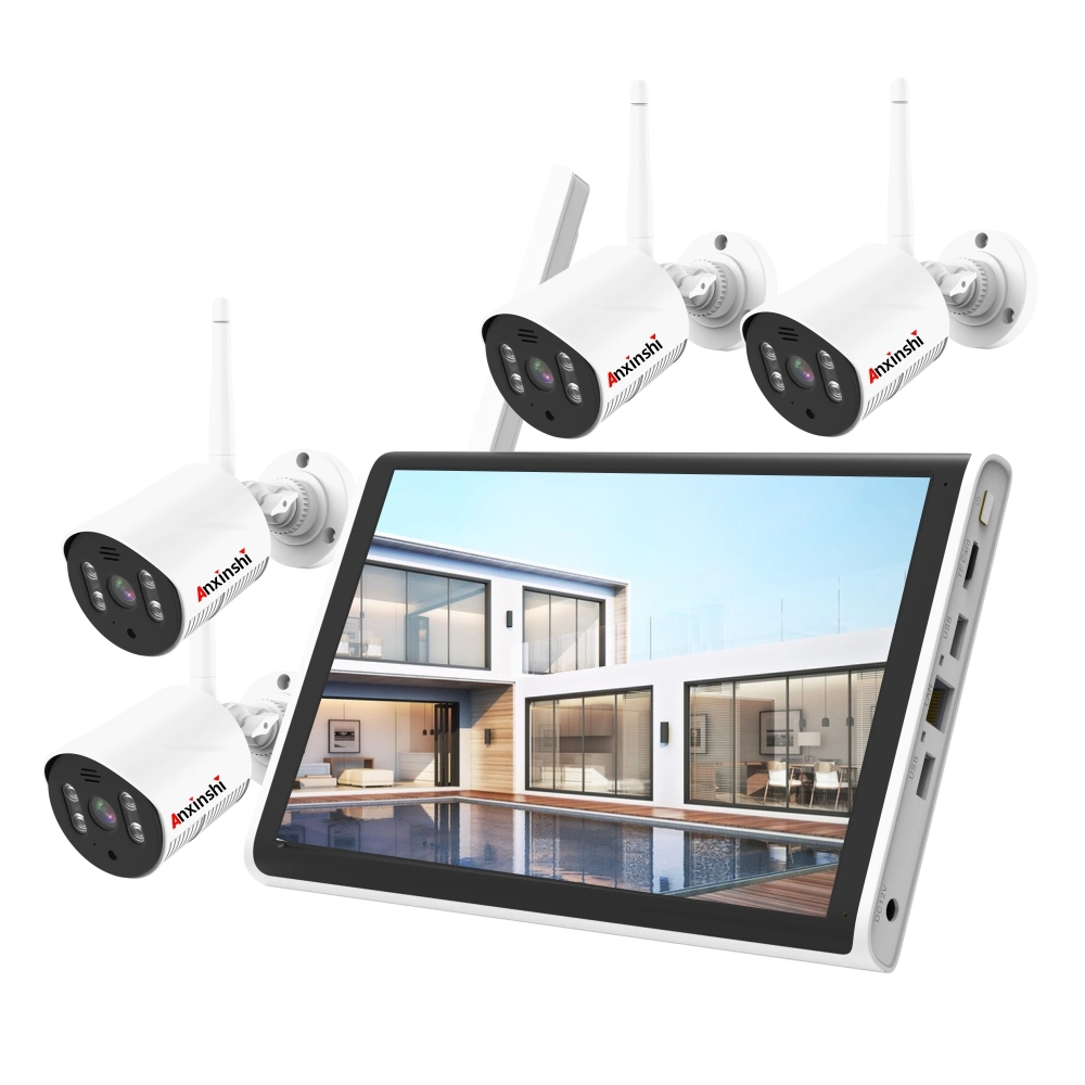 2023 2MP Wireless Surveillance Camera Set with 10.1inch Screen Set Store Supermarket Indoor and Outdoor Camera Wholesale/Supplier