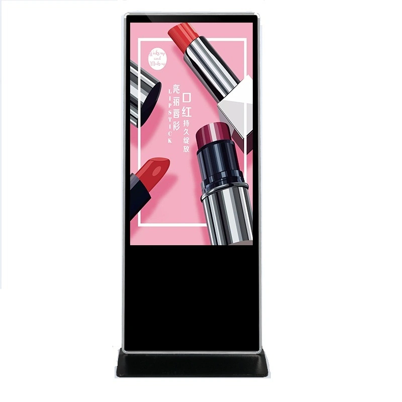 Chão de 32 polegadas publicidade rede WiFi Media Player Digital Signage Cores HD LCD monitor de ecrã táctil Kiosk interativo de informações