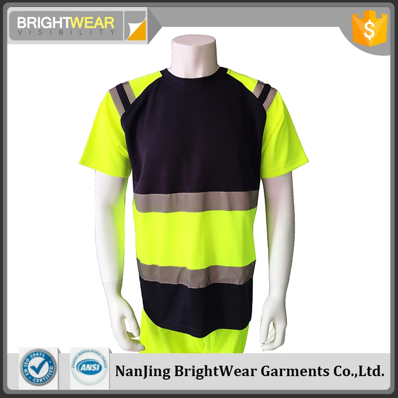 EN471 Herren-T-Shirt Hi Vis Safety mit reflektierenden Bändern Für Europa