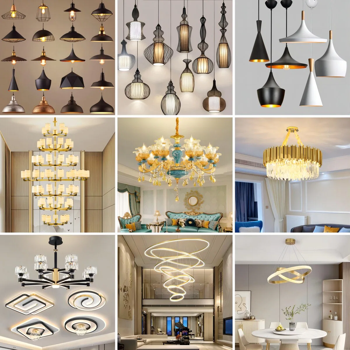 China Wholesale/Supplier Price Guzhen Zhongshan Interior Lighting LED Pendant Chandelier Light LED Pendant Contemporary Lighting Commercial LED Pendant Light