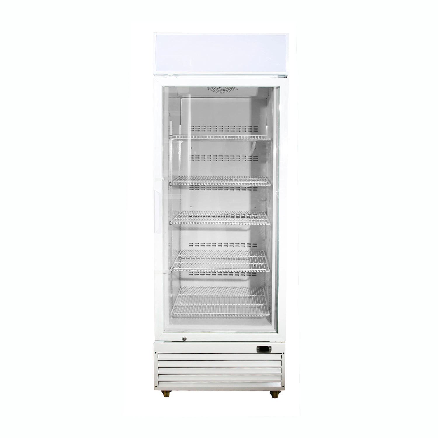 Single Hinge Door Upright Freezer Single-Temperature Style Haagen-Dazs Ice Cream One Door Display Freezer for Sale