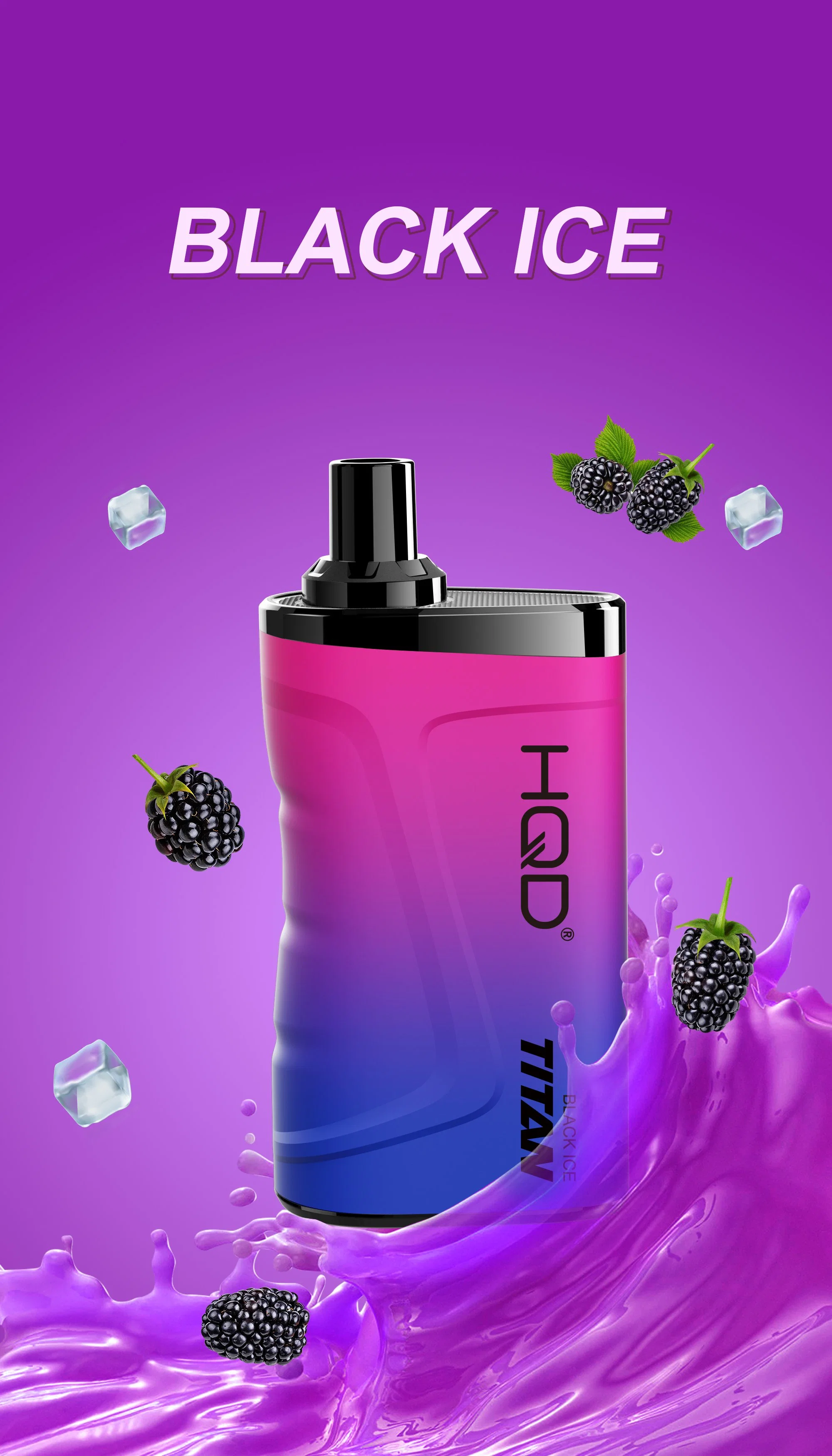 HQD 7000 Puffs jetable Vape Titan Nouveau produit E-cigarette Vape Vaporisateur jetable