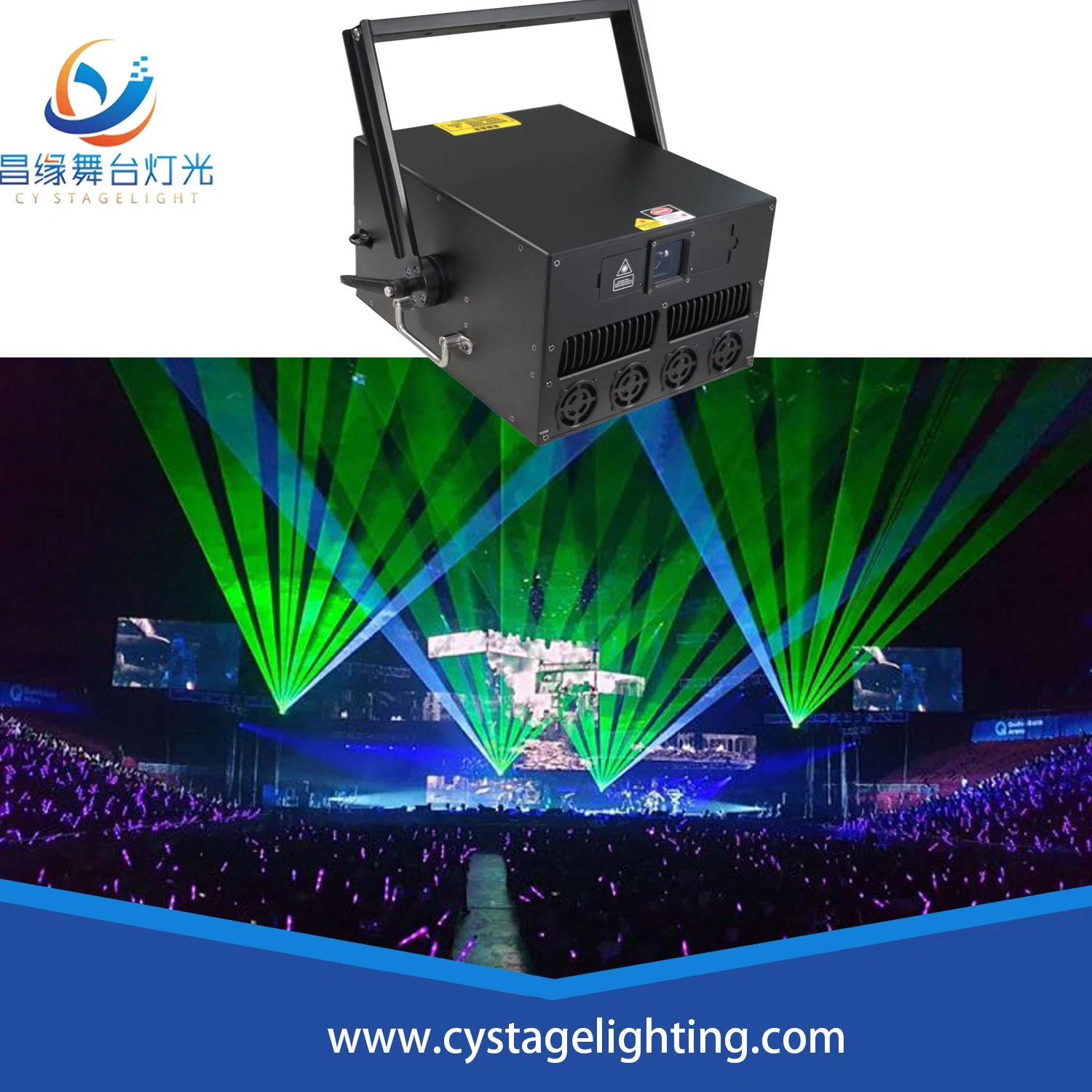 Full Color Stage 5/10/20/30W RGB Animation Disco DJ Laser Light