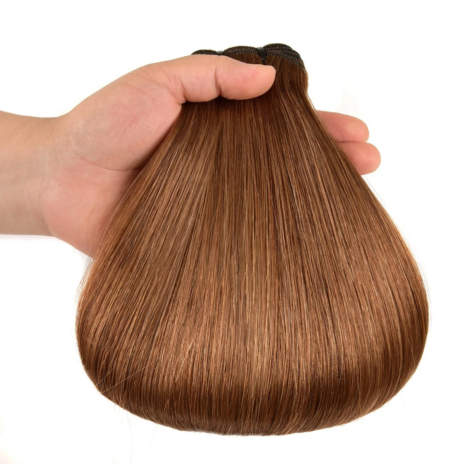 Double dessin Remy extension de cheveux humains Weft de cheveux humains (AV-HW-613)