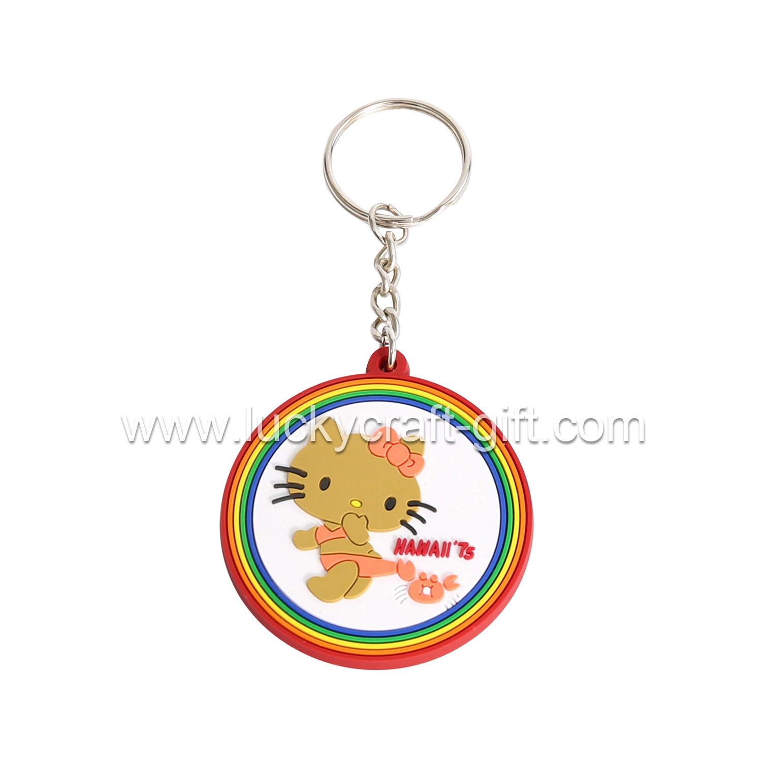 Promotion Custom Rubber Cute Shape Silicon Key Ring Soft PVC Keychain