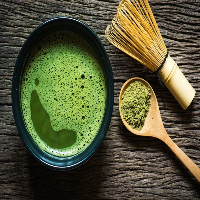 Bulk Organic Chocolate Flavor Extra Green Tea Matcha for Health Care Products Direct Suppliers