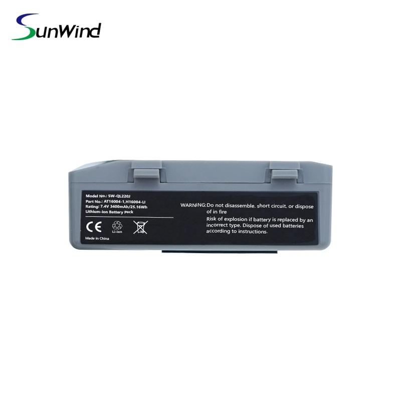 7.4V 3400mAh Extended Battery for Zebra Ql320 Portable Mobile Handheld Thermal Barcode Label Printer