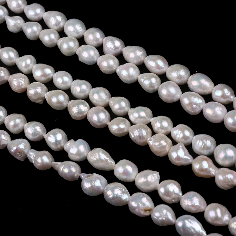 Wholesale/Supplier 11-13mm White Edison with Tail Freshwater Pearl Strand Neckalce Women Custom Jewelry Making