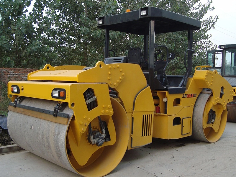 Mini 3 Tons Double Drum Road Roller Sr03MD From Shantuo Brand