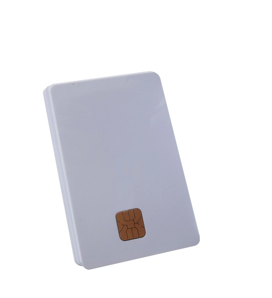 Blank White Plastic Smart PVC Chip Card Sle4442 Contact IC Card Inkjet Printable (200 Cards)