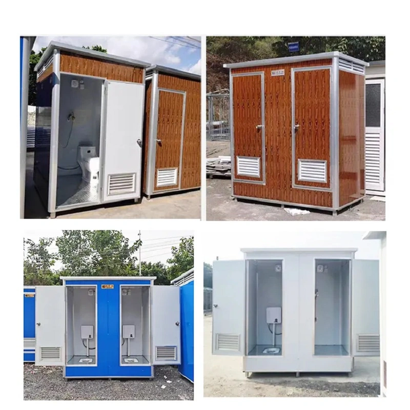 Prefabricados móviles portátiles wc Cuarto de Baño Ducha Baños Aseos Campamento público WC químicos portátiles exterior Precio de Venta