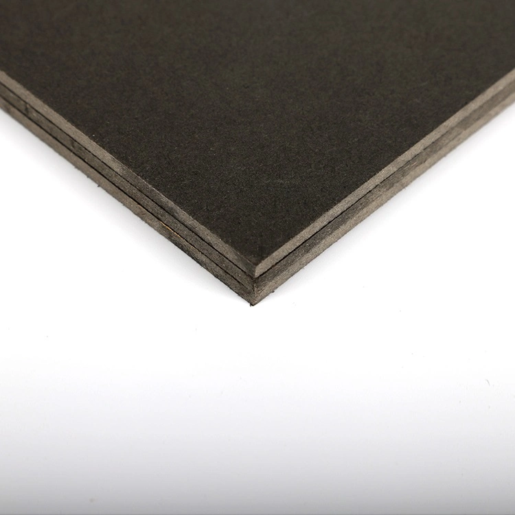 12mm 15mm 18mm de alta calidad impermeable negro tableros de MDF MDF Negro ignífugo