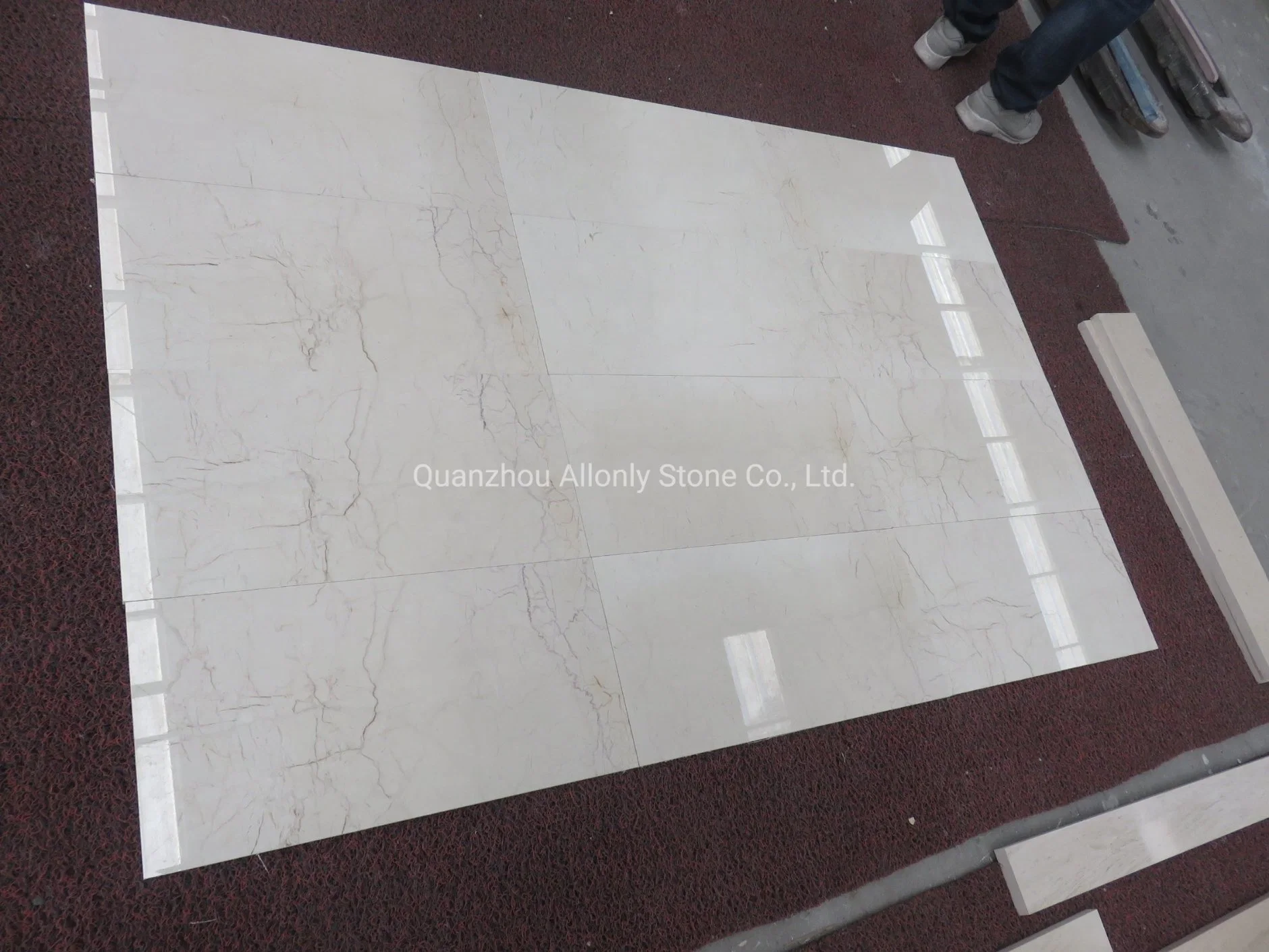 Natural Stone Slab Golen Veins Hotel Flooring Tiles Sofitel Golden Marble