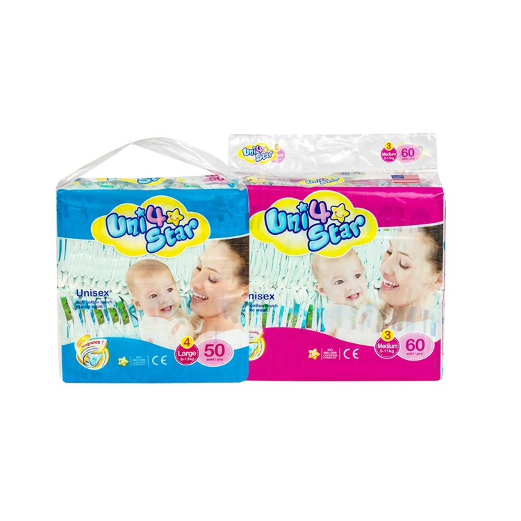 OEM Top Quality Soft Breathable Film with Cheap Price Baby Diaper