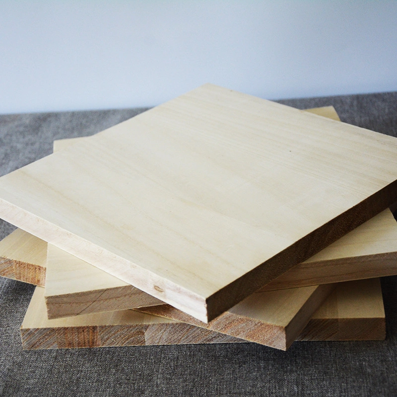 Customized Paulownia Wood Decorative Material and Solid Wood Board