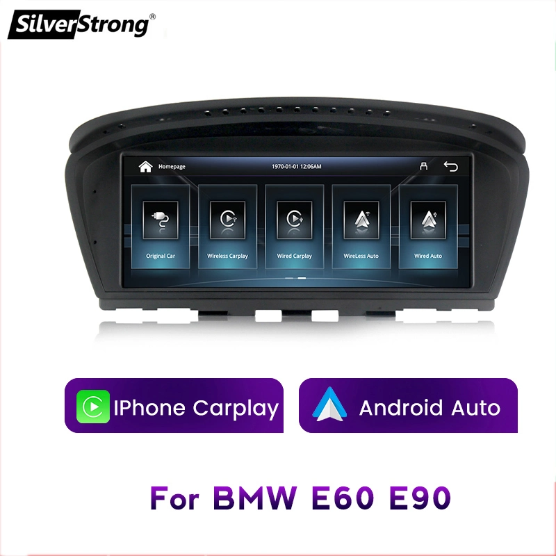 E60 Car GPS Navigation Multimedia Player for BMW E61 E92, 525 530, Wireless Carplay Android Auto