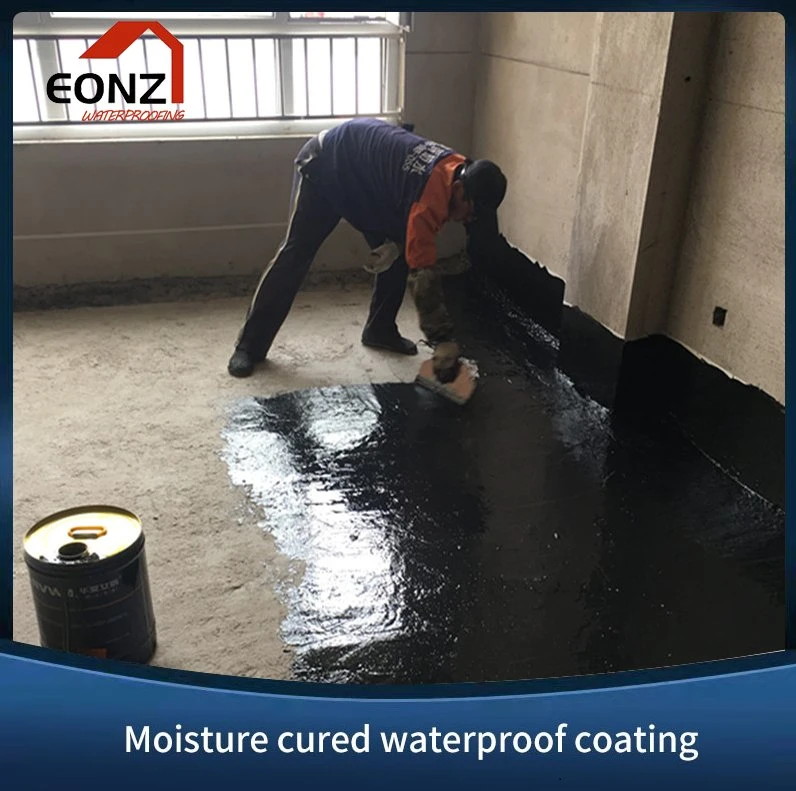 (Grey Color) Solvent Based Polyurethane PU Liquid Waterproof Coating