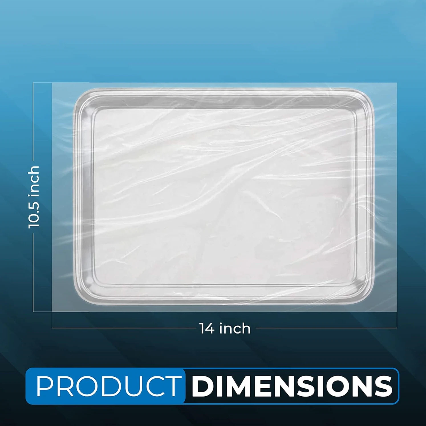 SJ Disposable 500pc/box Plastic Protective Sleeve 10.5x14inch Dental Instrument Tray Covers