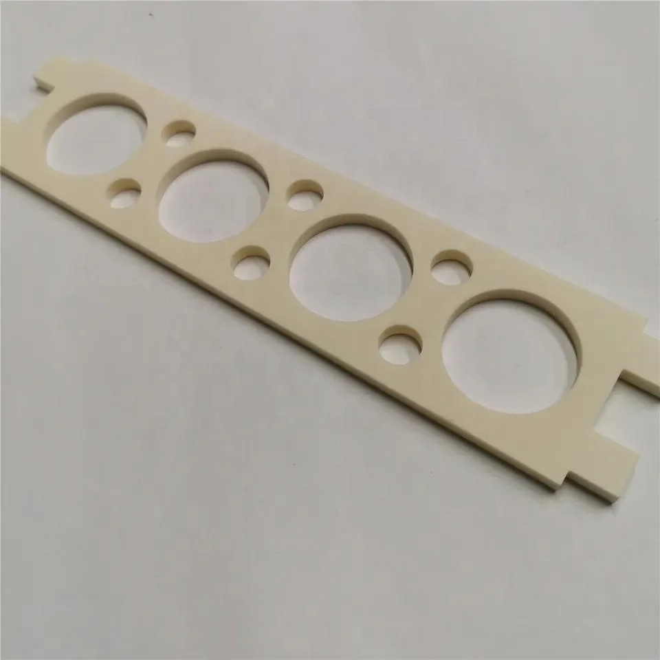 White and Ivory Color Strong Bending Resistance Factory Customized 99% 99.5% Al2O3 Insulator Alumina Ceramic Structural Part