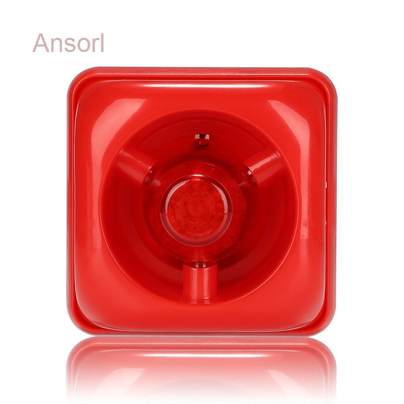 2 Wire Easy Connection Audia and Visual Fire Alarm Strobe Hooter