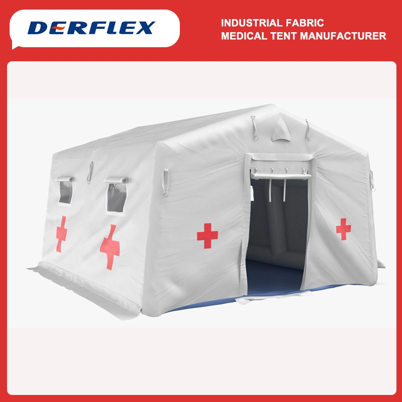 خيمة طبية كبيرة للجيش العسكري قابلة للنفخ للإغاثة من الكوارث