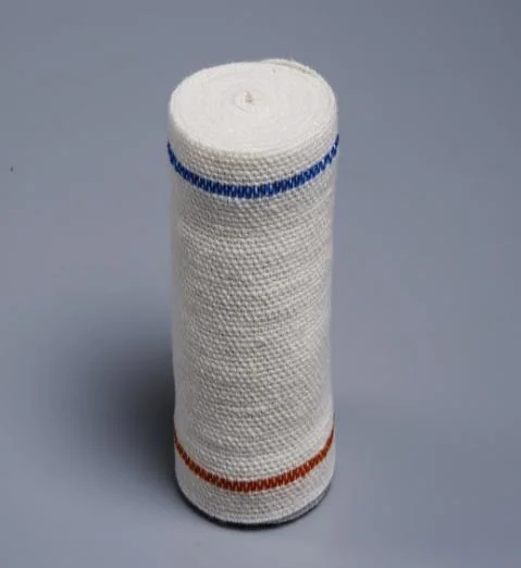 Custom Size Manufacturer Medical Cotton Spandex Elastic Crepe Bandage for Wound Dressing