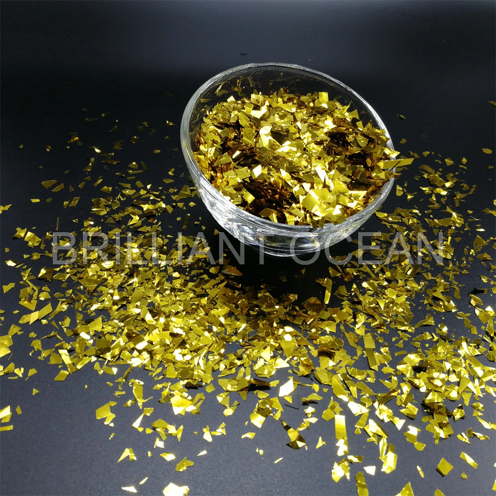 Hot Sale Gold Sequin Glitter Powder for Decoration