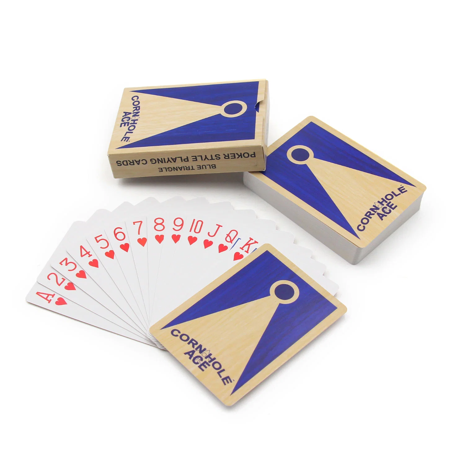 Nuevo diseño Hot Sale Cartas de juego personalizadas Logo Poker jugando Tarjetas