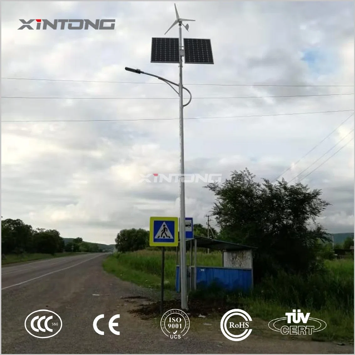 Promotion Preis Straße Solar LED Straße warme Beleuchtung LED Straße Licht 70W