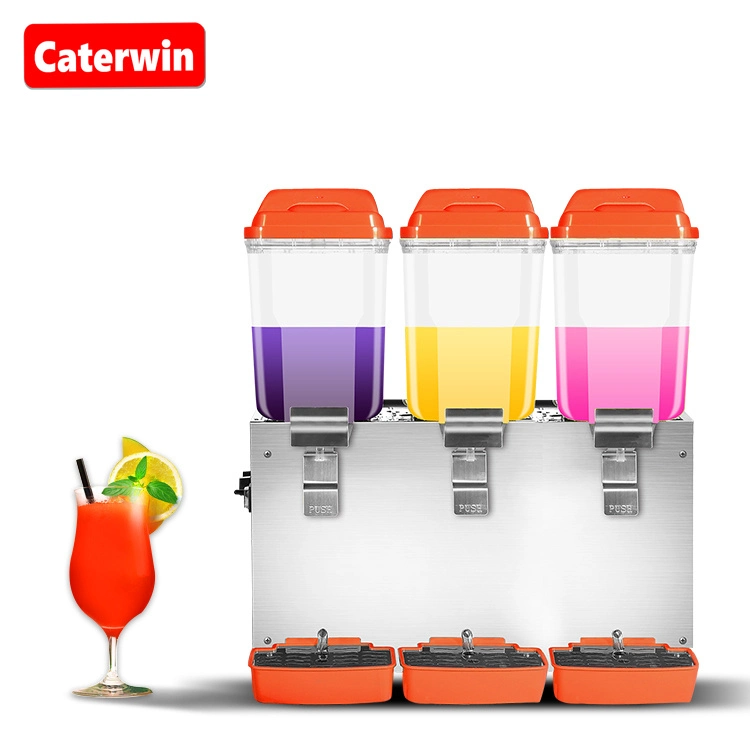 Caterwin Best Selling commercial Beverage buffet jus Container 3 Tank Distributeur d'eau pour le jus de thé et la bière