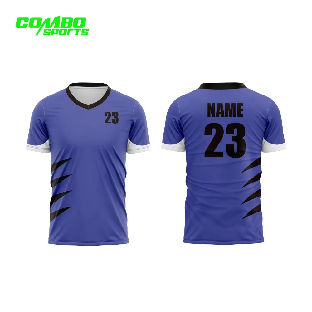 Uniforme de football personnalisés SUBLIMATION Maillot de soccer maillot de football de tissu recyclé