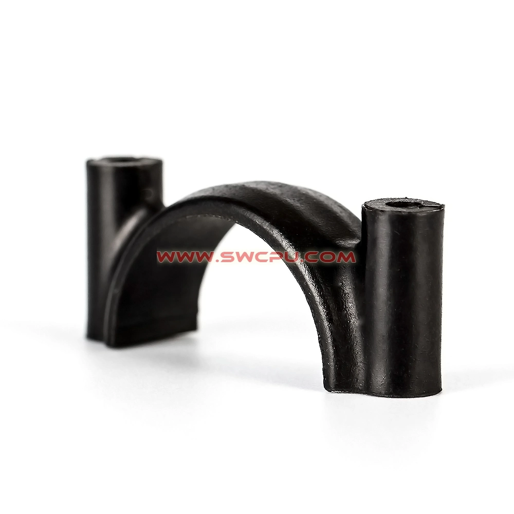 Auto Plastic Injection Fastener Spare Part Custom OEM Plastic Pipe Support Clamps / Tube Clips