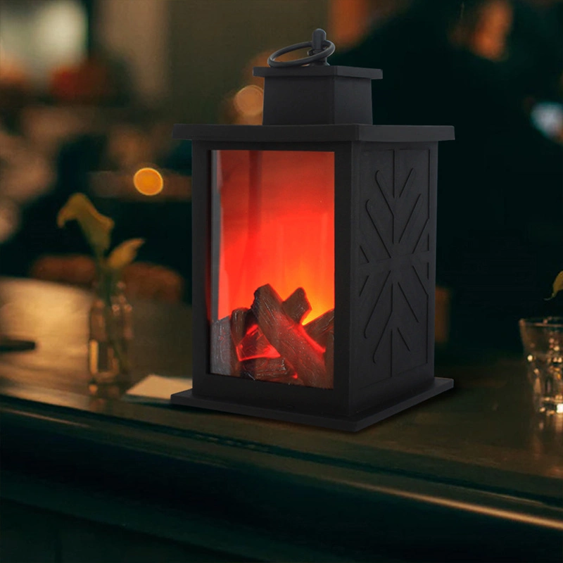 Goldmore11 llevó el carbón de leña chimenea creativo llama la decoración del hogar Artesanías Accesorios de iluminación portátil de simular la luz de fuego