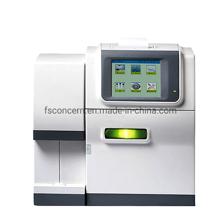 المعدات التحليلية السريرية الطبية مختبر فحص الدم البيطري المحمول Serum ISE Electrolyte Analyzer Machine