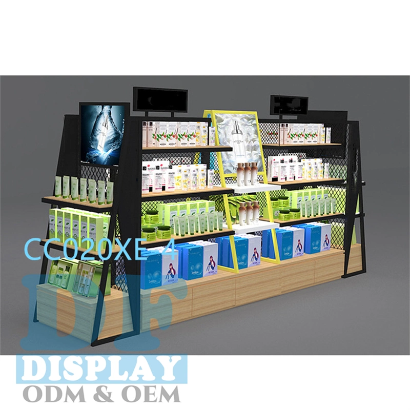 Exposicion Estética personalizada Shopping Mall Showcase Retail Perfume Store Mueble Estética Display Cabinet