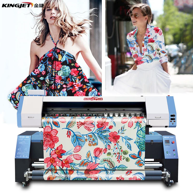 1.8m High Speed Digital Large Format Direct to Fabric Textile Sublimation Printer Machine for Textile Printer