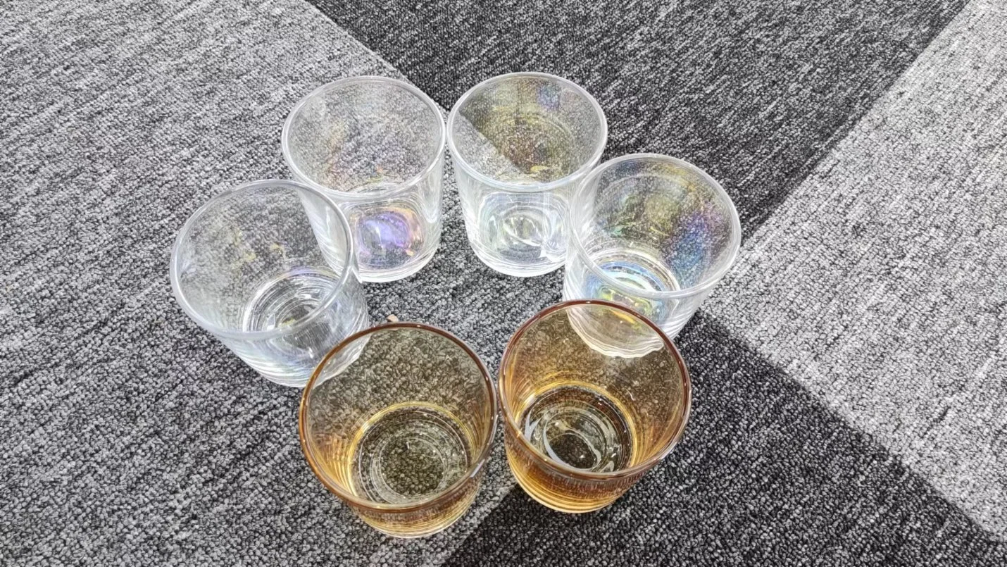 250ml 8oz Fabrik Preis Amber Glaswaren Sets für Trinkglas Becher Weinbecher