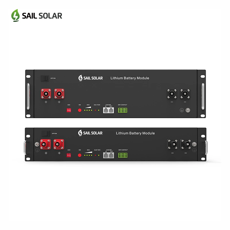 Popular 51,2V Residencial 6000 ciclos de batería de litio para Solar Sistema