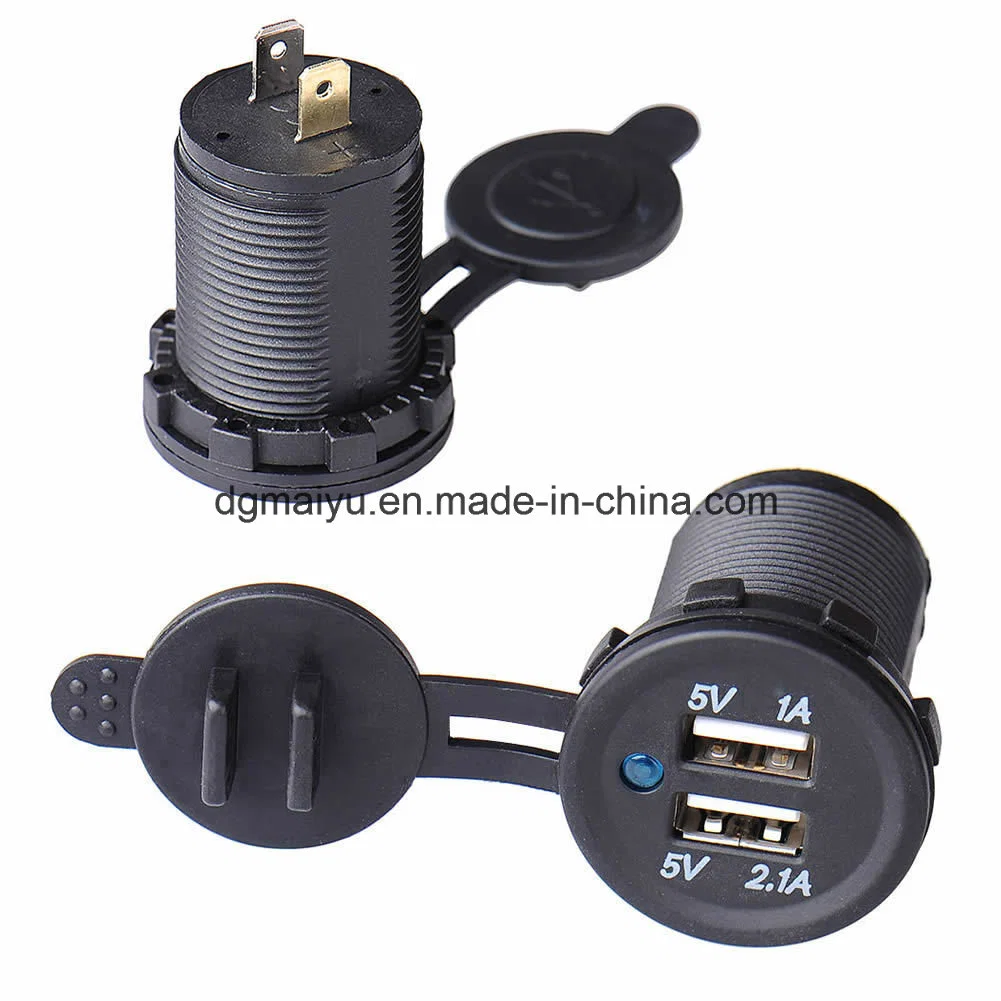 Dual USB-Buchse Power Outlet 3,1A für Auto Boot Marine