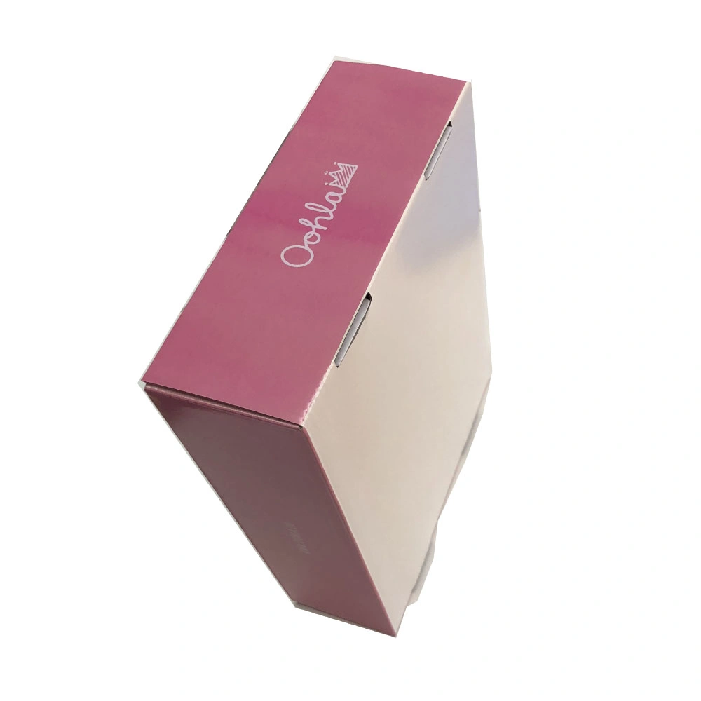 Custom Small Tuck Top Mailing Packaging Boxes Pink Printing Colored Corrugated