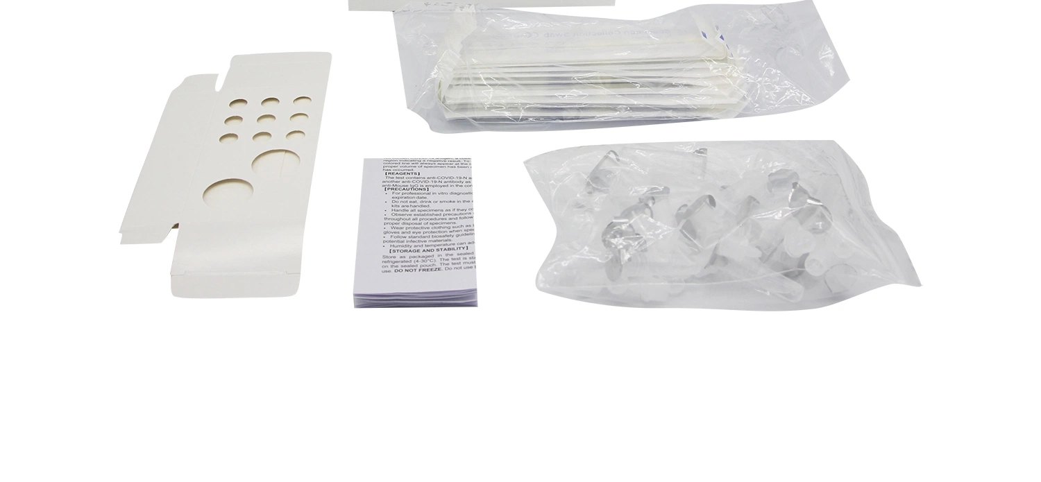 Antígeno Nasopharyngealswab Diagnóstico Kit de Prueba rápida+ Gripe A+B combinado de casete de prueba