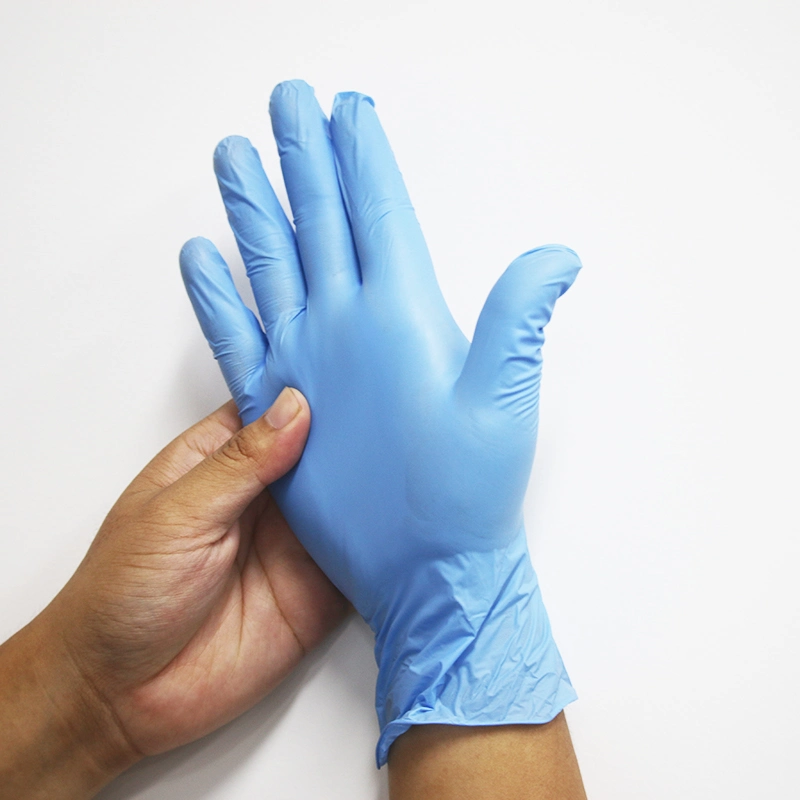 Nitrile Vinyl Synthetic Safety Gloves Industrial Grade Housework Gloves of Powder Free